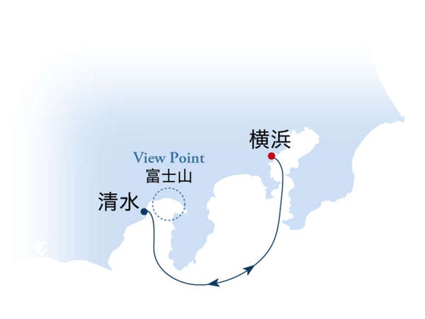 飛鳥Ⅱ E:バルコニー/My ASUKA CLUB会員割引料金適用【横浜発着】新春の清水クルーズ(4日間)2